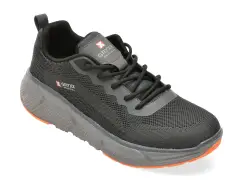 Pantofi sport GRYXX negri, 1301, din material textil imagine