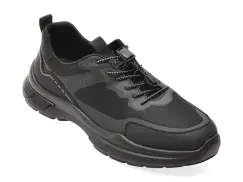 Pantofi sport GRYXX negri, 19081, din material textil imagine