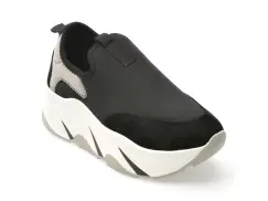 Pantofi sport GRYXX negri, 1A12, din material textil imagine