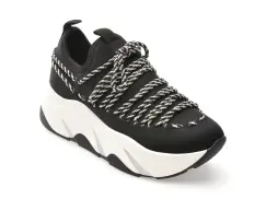 Pantofi sport GRYXX negri, 1A1S4, din material textil imagine