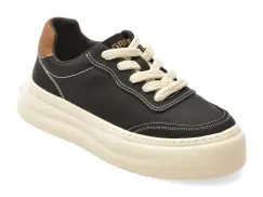 Pantofi sport GRYXX negri, 2028, din piele naturala imagine