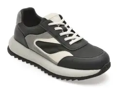 Pantofi sport GRYXX negri, 2052, din material textil imagine