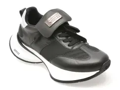 Pantofi sport GRYXX negri, 20917, din piele naturala imagine
