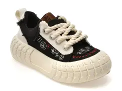 Pantofi sport GRYXX negri, 240007, din material textil imagine