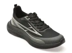 Pantofi sport GRYXX negri, 25015, din material textil imagine