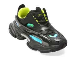 Pantofi sport GRYXX negri, 25080, din material textil imagine