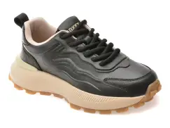 Pantofi sport GRYXX negri, 251220, din piele ecologica imagine
