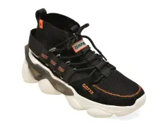 Pantofi sport GRYXX negri, 25344, din material textil imagine