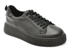 Pantofi sport GRYXX negri, 25702, din piele naturala imagine