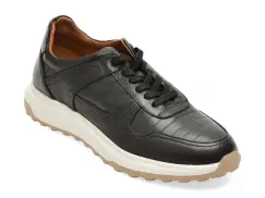 Pantofi sport GRYXX negri, 26Y15, din piele naturala imagine