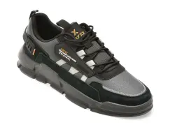 Pantofi sport GRYXX negri, 28186, din piele ecologica imagine