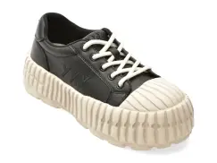 Pantofi sport GRYXX negri, 31813, din piele naturala imagine
