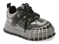 Pantofi sport GRYXX negri, 3201, din piele naturala imagine