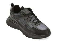 Pantofi sport GRYXX negri, 33398, din piele ecologica imagine