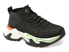 Pantofi sport GRYXX negri, 351208, din material textil imagine