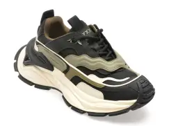 Pantofi sport GRYXX negri, 3832, din material textil imagine