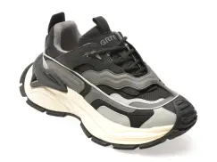 Pantofi sport GRYXX negri, 3832, din material textil imagine