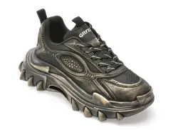 Pantofi sport GRYXX negri, 3833, din piele naturala imagine