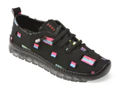 Pantofi sport GRYXX negri, 501, din material textil imagine