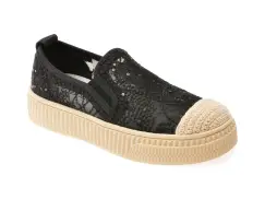 Pantofi sport GRYXX negri, 5051, din material textil imagine