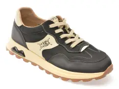 Pantofi sport GRYXX negri, 5771, din material textil imagine