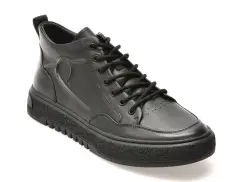 Pantofi sport GRYXX negri, 58381, din piele naturala imagine