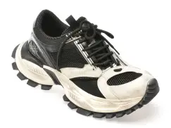 Pantofi sport GRYXX negri, 5902, din material textil imagine