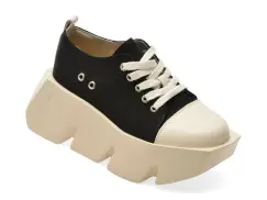 Pantofi sport GRYXX negri, 61665, din material textil imagine