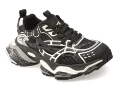 Pantofi sport GRYXX negri, 66601, din material textil imagine