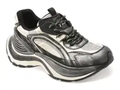 Pantofi sport GRYXX negri, 66613, din material textil imagine