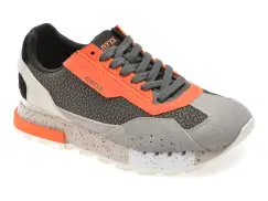 Pantofi sport GRYXX negri, 6813, din material textil imagine