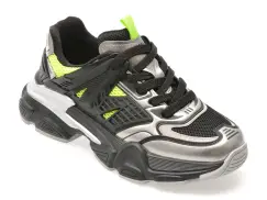 Pantofi sport GRYXX negri, 69065, din material textil imagine