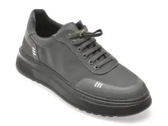 Pantofi sport GRYXX negri, 70030, din material textil imagine