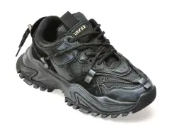 Pantofi sport GRYXX negri, 82679, din piele ecologica imagine