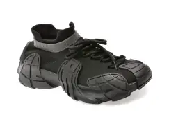 Pantofi sport GRYXX negri, 8809, din material textil imagine