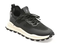 Pantofi sport GRYXX negri, 8860, din material textil imagine