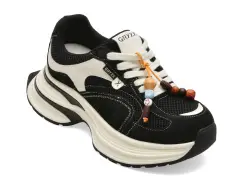 Pantofi sport GRYXX negri, 9052, din nabuc imagine