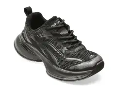 Pantofi sport GRYXX negri, 9287, din material textil imagine