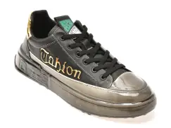 Pantofi sport GRYXX negri, 9697, din piele naturala imagine