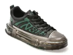 Pantofi sport GRYXX negri, 9778, din piele naturala imagine