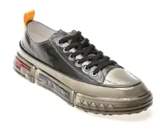 Pantofi sport GRYXX negri, 9998, din piele naturala imagine