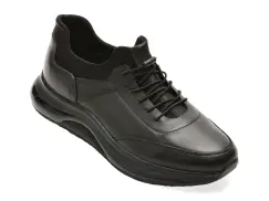 Pantofi sport GRYXX negri, ALM6500, din piele naturala imagine