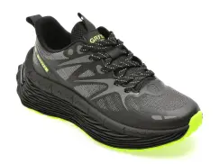 Pantofi sport GRYXX negri, F6011, din material textil imagine