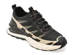 Pantofi sport GRYXX negri, GT4014, din material textil imagine