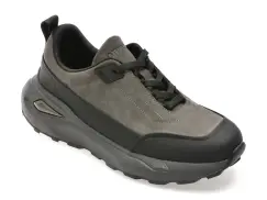 Pantofi sport GRYXX negri, LN2, din piele naturala imagine