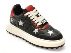 Pantofi sport GRYXX negri, LN53, din piele naturala imagine