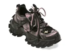 Pantofi sport GRYXX negri, Q2576, din material textil imagine