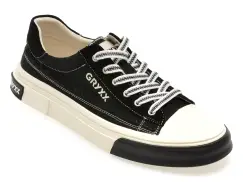 Pantofi sport GRYXX negri, T871, din material textil imagine