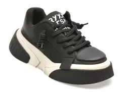 Pantofi sport GRYXX negri, Y003, din piele naturala imagine