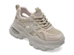 Pantofi sport GRYXX nude, 979, din piele naturala imagine